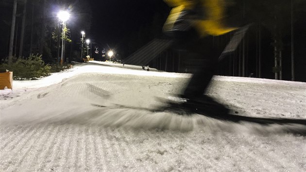 Manšestr na nočním lyžování