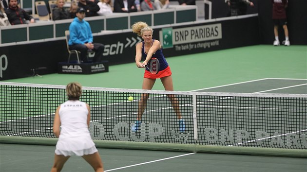 Kateina Siniakov (elem) ve tyhe Fed Cupu