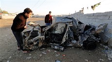 V Bagdádu vybuchlo auto plné trhaviny, zemely desítky lidí (16. února 2017)