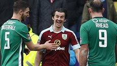 Joey Barton v utkání FA Cupu mezi Burnley a Lincolnem.