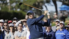 Jordan Spieth na turnaji v Pebble Beach.