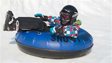 Snowtubing ve Ski areálu Razula ve Velkých Karlovicích.