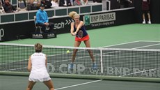 Kateina Siniaková (elem) ve tyhe Fed Cupu
