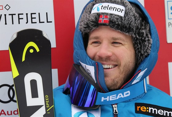 Kjetil Jansrud vyhrál sjezd SP v Kvitfjellu.