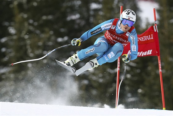 Kjetil Jansrud v super-G na sjezdovce v Kvitfjellu