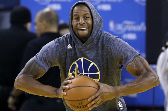 Andre Iguodala na tréninku Golden State Warriors