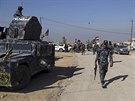 Pokraující ofenziva proti islamistm v iráckém Mosulu. (22. 2. 2017)