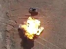 Dron IS zniil pancéované vozidlo irácké armády (25. února 2017)