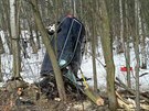 Tragick dopravn nehoda u Dolnch Niv na Sokolovsku.