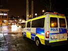 Policie musela v pondlí veer zasahovat ve tvrti Rinkeby (20. února 2017)