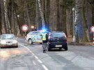 Ob silnice podle areálu strojíren u Poliky byly kvli riziku dalích výbuch...