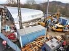 Stavba nové odbavovací haly karlovarského horního nádraí má být hotová u v...