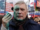 Demonstrace pi píleitosti druhého výroí vrady ruského opoziního politika...