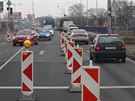 Na prtahu Olomoucí ve Velkomoravské ulici zaala dalí etapa oprav mostu....