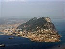 První pohled na Gibraltarskou skálu.