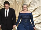 Javier Bardem a Meryl Streepová (Hollywood, 26. února 2017)