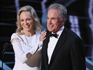 Faye Dunawayová a Warren Beatty na Oscarech (Hollywood, 26. února 2017)