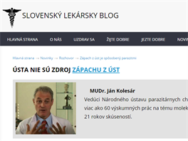 Slovenská verze klamavého blogu