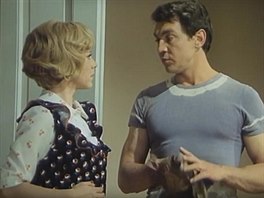 Jaroslava Obermaierová a Ji�í Krampol v seriálu Tajemství prout�ného ko�íku...