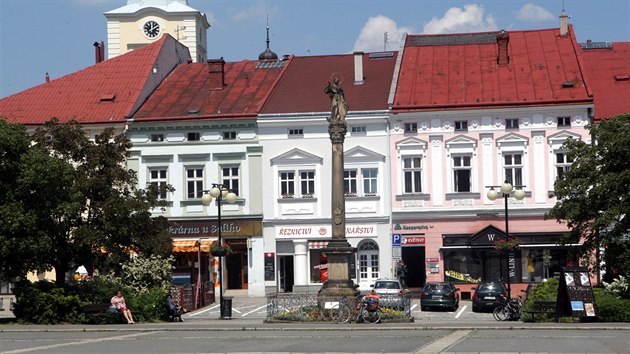 Původní podoba náměstí ve Valašském Meziříčí.