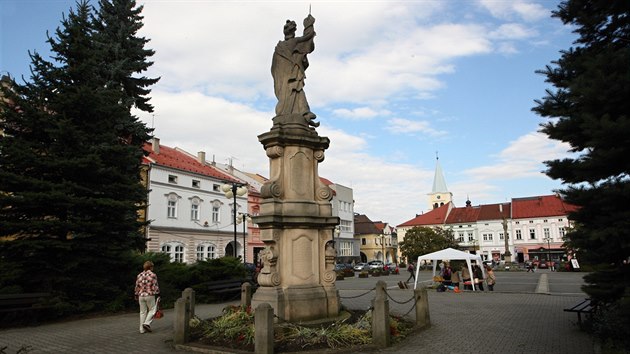 Původní podoba náměstí ve Valašském Meziříčí.