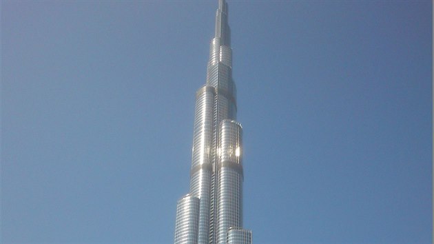 Nejvyšší stavba světa Burdž Chalífa v Dubaji.