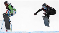 Snowboardcrossová trať pro FIS Mistrovství světa juniorů ve snowboardingu...