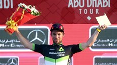 V CENTRU DNÍ. Mark Cavendish hovoí s novinái