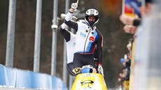 N�mecká posádka Johannes Lochner, Matthias Kagerhuber, Joshua Bluhm a Christian...