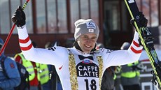 Rakouský lyžař Matthias Mayer dojel druhý ve sjezdu SP v Kvitfjellu.