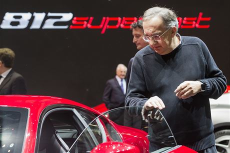 Sergio Marchionne na autosalonu v enev