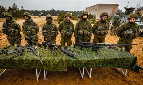 Ministr obrany Martin Stropnický navtívil eské vojáky v litevském vojenském...