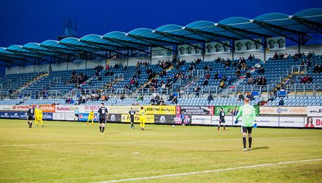 Momentka z utkání eské Budjovice - Varnsdorf