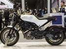 Zajímavostí na stánku znaky Husqvarna je model Vitpilen 401, který vychází z...