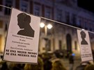 V Madridu si pipomínali obti domácího násilí. estnáct osob drí ji od 9....