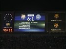 6:1. Fotbalisté Barcelony postoupili do tvrtfinále Ligy mistr.