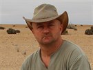 Cestovatel Radim Pt��ek v Namibii v Africe.