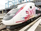 Na tra Pa- Bordeaux nasad francouzsk dopravce SNCF nov jednotky TGV...