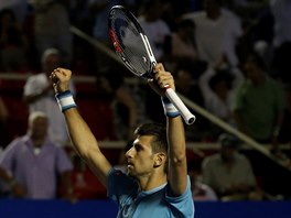 Novak Djokovi na turnaji v Acapulcu.
