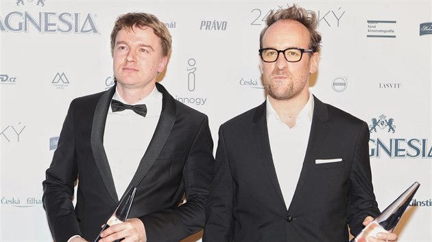 Petr Kolečko a Julius Ševčík obdrželi cenu za nejlepší scénář za film Masaryk.