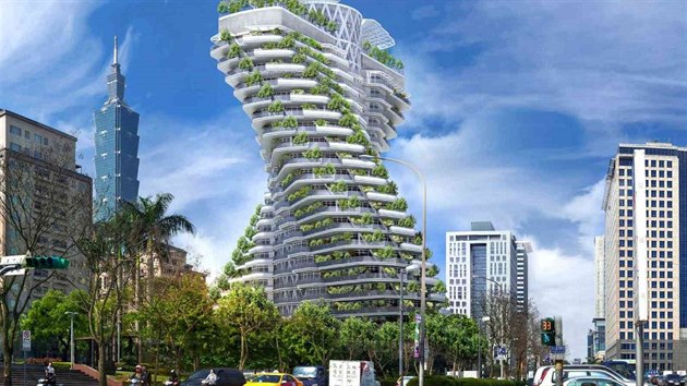Autorem mrakodrapu Agora Garden je futuristick architekt-ekolog Vincent Callebaut.