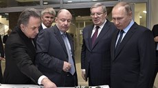 Ruský prezident Vladimir Putin v Krasnojarsku zkontroloval pípravy na...
