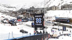 Ly�a�ské st�edisko Tignes ve francouzských Alpách na archivním snímku z roku...