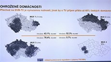 Oblasti, kde souasná DVB-T sí vyuívá frekvenci 700 MHz. Práv kvli jejímu...