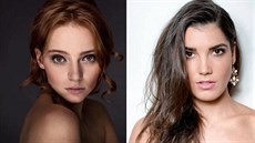 Finalistky eské Miss 2017 Monika Vrágová a Tereza Vlková