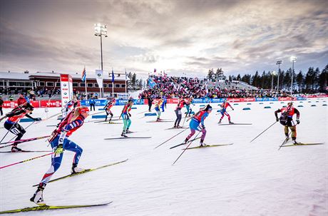 Start smen tafety v Kontiolahti