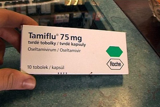 Lék na prasečí chřipku Tamiflu.
