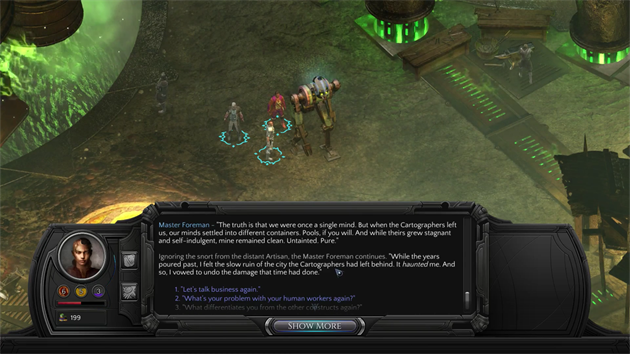 O pozornost hráčů bojuje další obchod. Rozdává hry a umí bazarový prodej