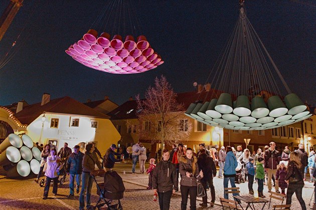 Festival svtla Blik Blik v Plzni (17. bezna 2017)