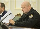 éf ukrajinské bezpenostní rady Oleksandr Turynov (15. bezna 2017)